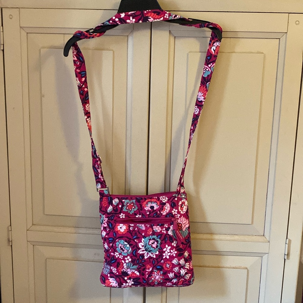 Pink Vera Bradley multi-pocket bag